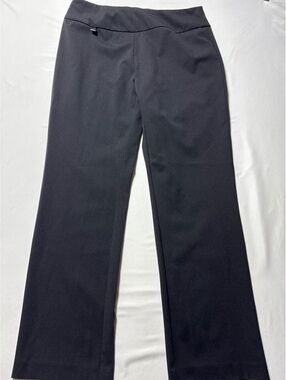 Slim-sation Black Wide-Leg Dress Pants - Comfy & Classy!